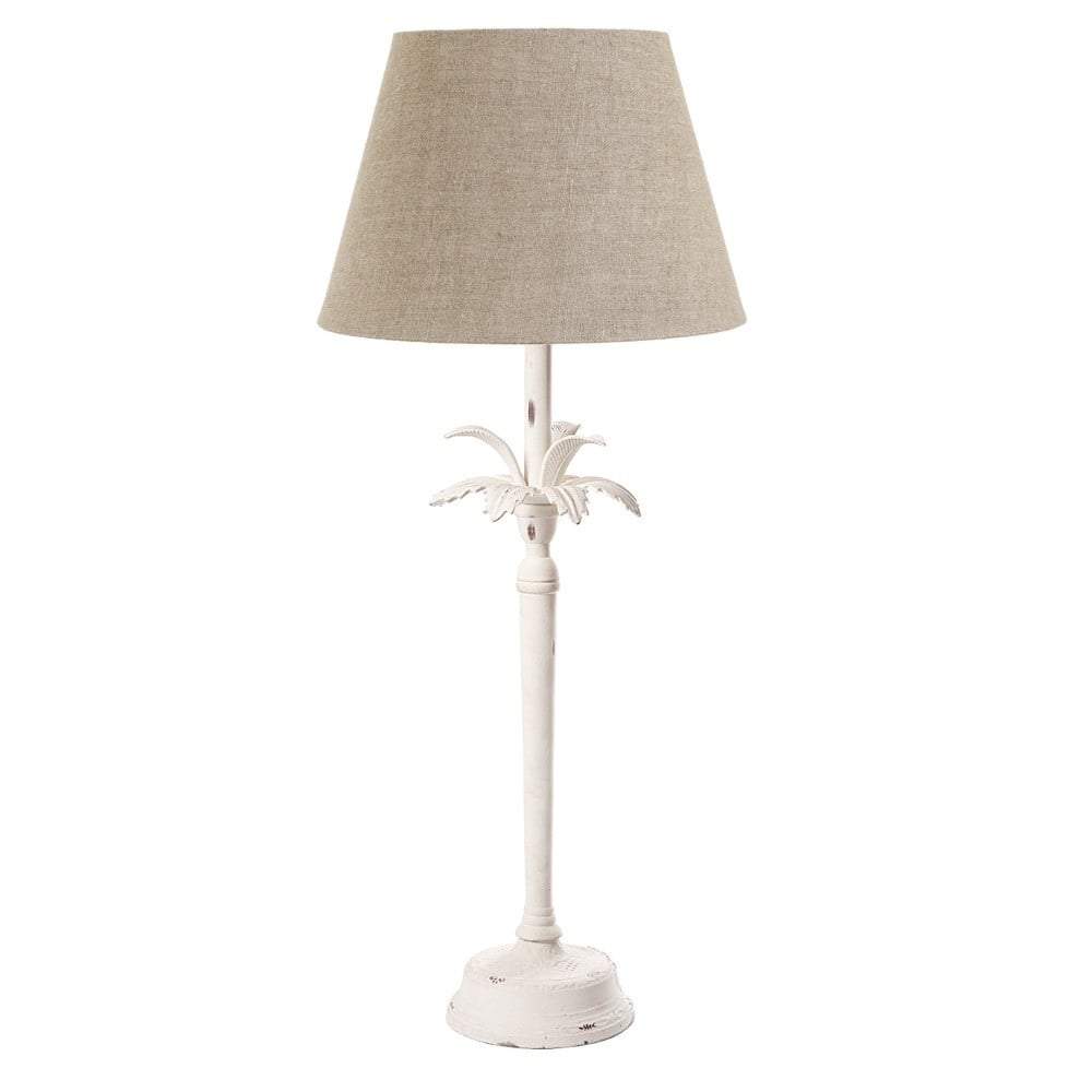 Casablanca Table Lamp Base White-abc
