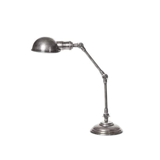 Stamford Desk Lamp Antique Silver-Table Lamps-Emac & Lawton-Default Title---abc