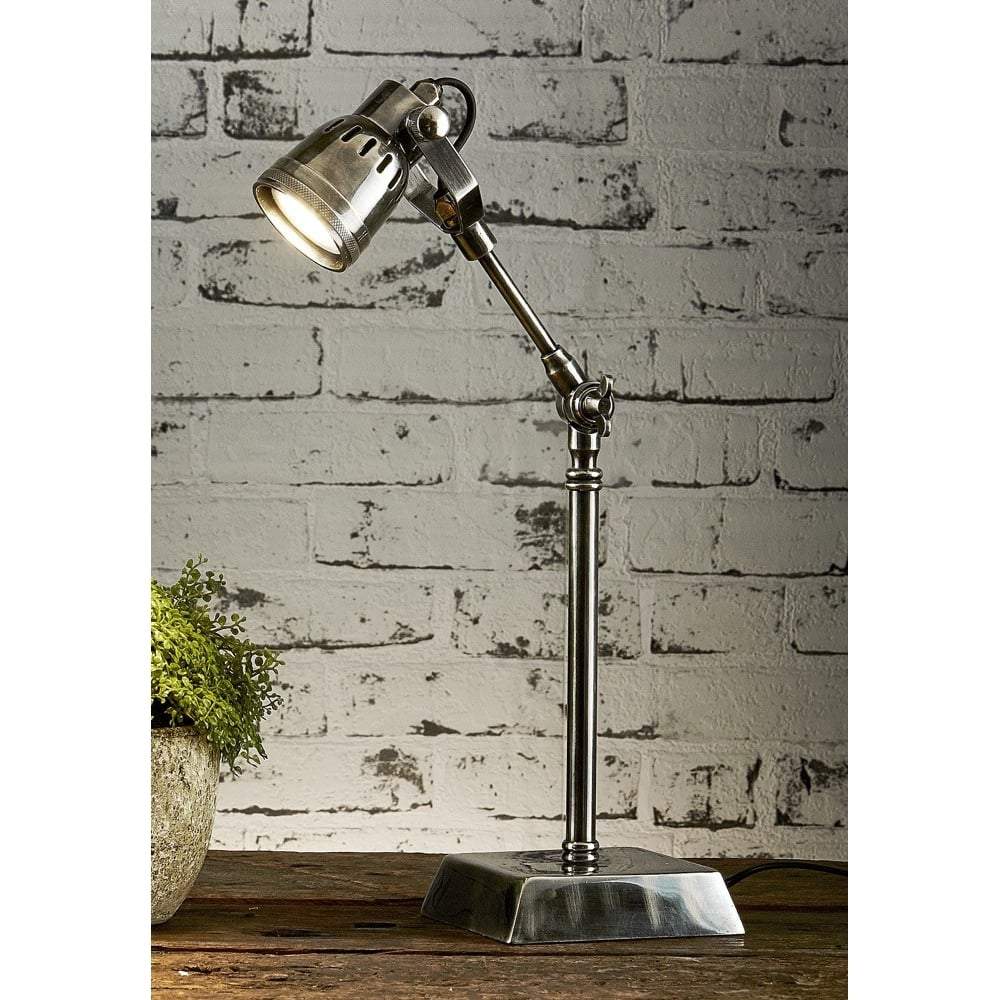 Seattle Desk Lamp Antique Silver-Table Lamps-Emac & Lawton-Default Title---abc
