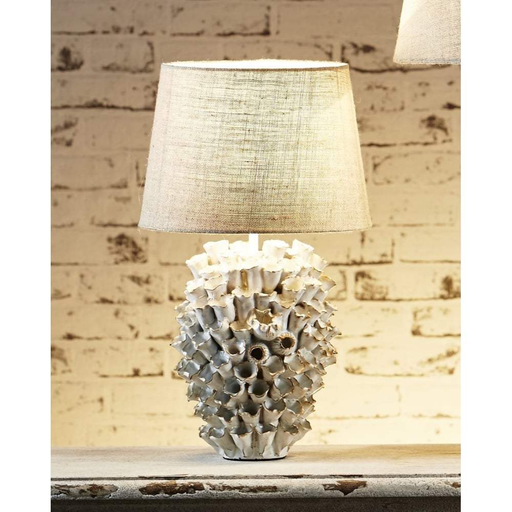 Londolozi Table Lamp W/Shade Cream-abc