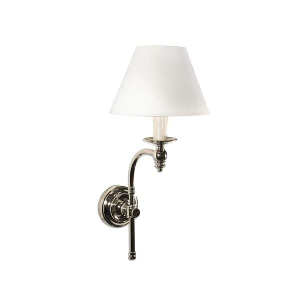 Soho Curved Sconce Base Shiny Nickel-Wall Lamps-Emac & Lawton-Default Title---abc