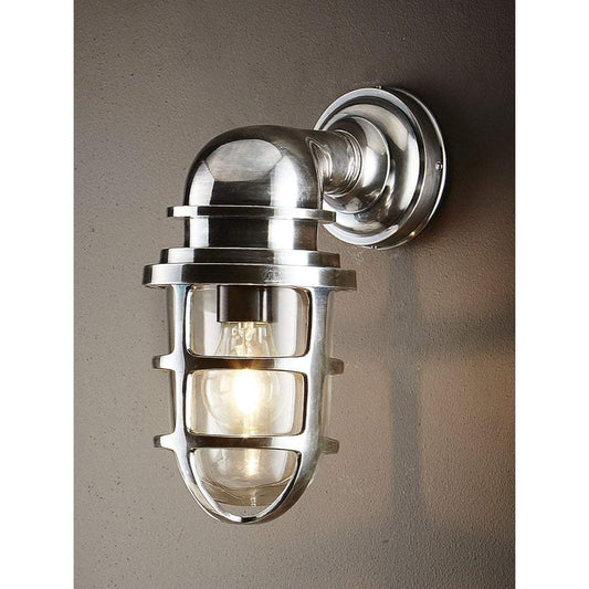 Porto Wall Lantern Antique Silver-Wall Lamps-Emac & Lawton-Default Title---abc