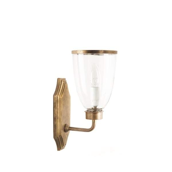 Westbrook Sconce Brass W/Glass Shade-Wall Lamps-Emac & Lawton-Default Title---abc