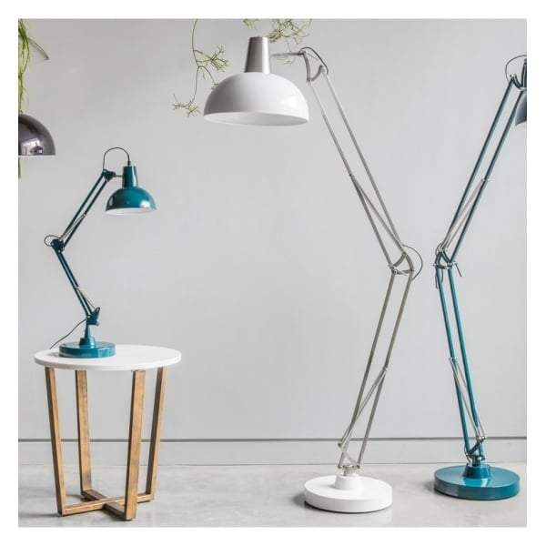 Walden Floor Lamp Brushed Nickle and White 1700mm-Floor Standing Lamps-Bodhi-Default Title---abc