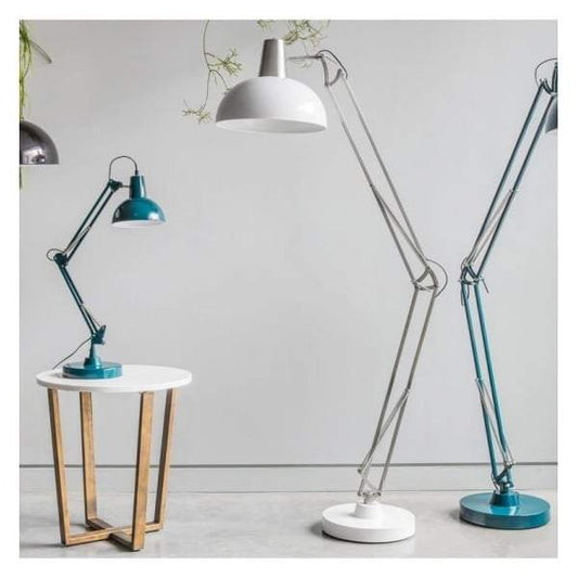 Walden Floor Lamp Brushed Nickle and White 1700mm-Floor Standing Lamps-Bodhi-Default Title---abc