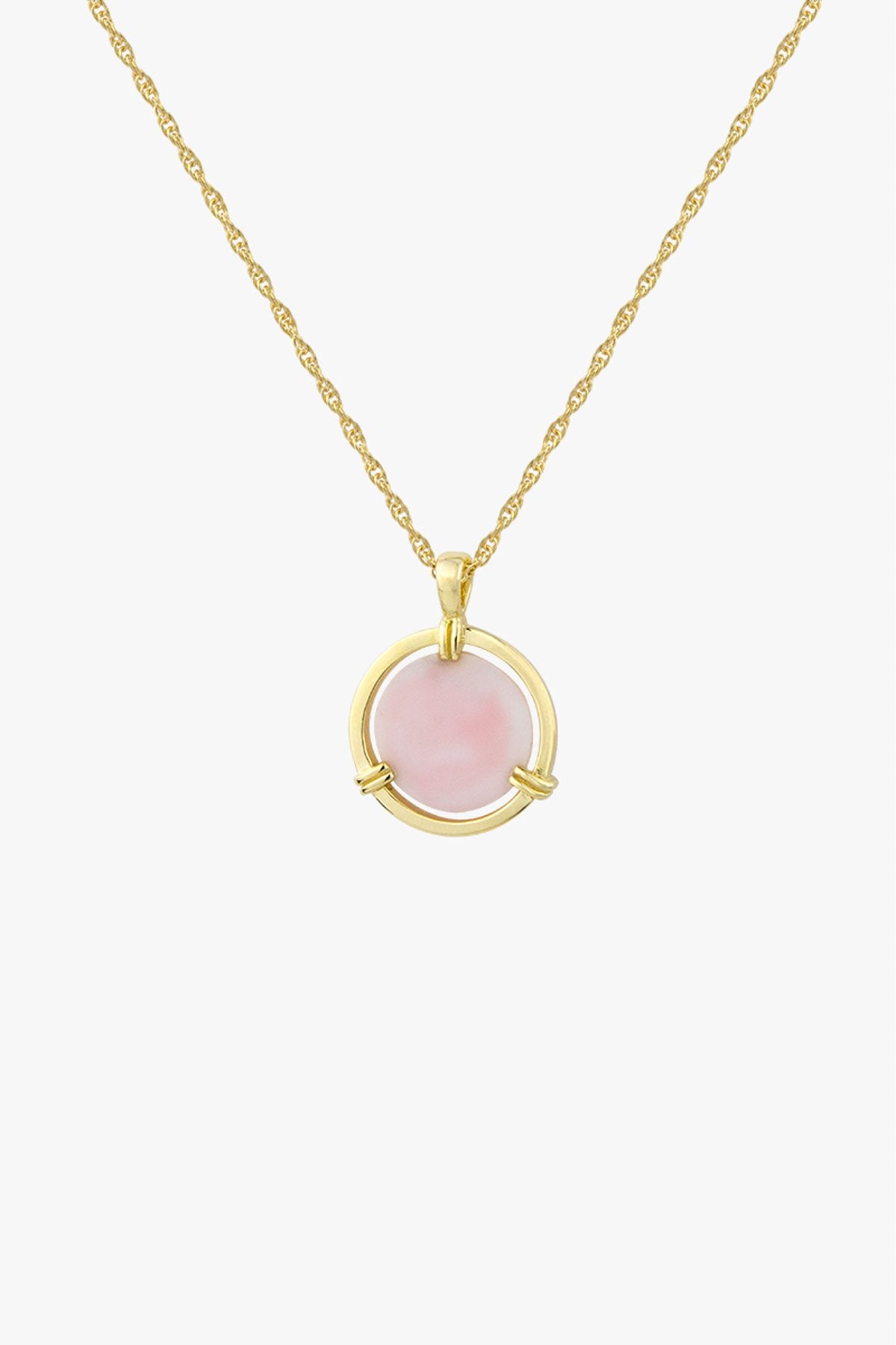 Pink clouds pendant gold plated-Pendant-wildthings_collectables-Gold plated-Pendant--abc