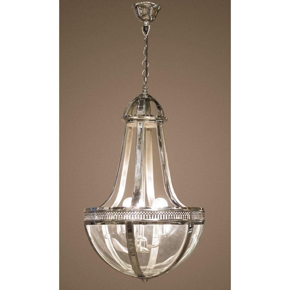 Doma Hanging Lamp Medium in Nickel-abc