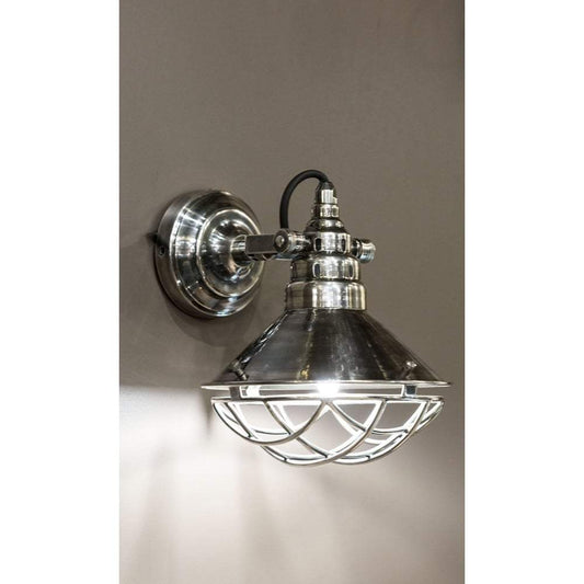 Twain Wall Lamp in Silver-Wall Lamps-Emac & Lawton-Default Title---abc