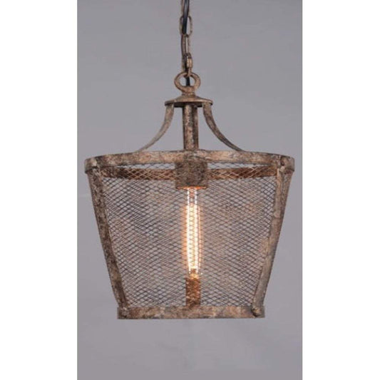 Fabio Large Hanging Lamp in Rustic-abc