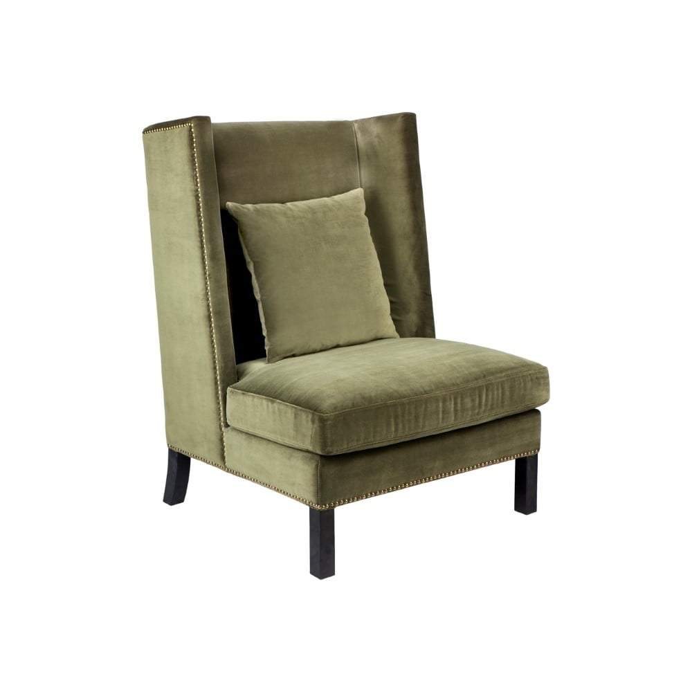 Lourdes Arm Chair - Moss-abc