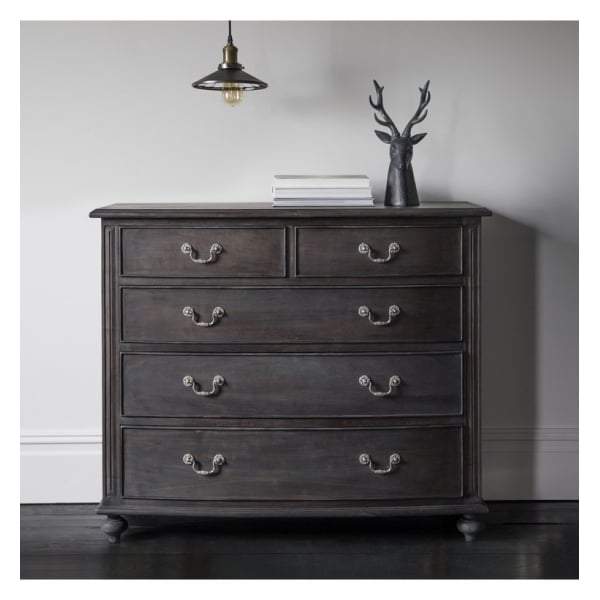 Safari Five Drawer Chest Charcoal-Drawers-Frank Hudson-Default Title---abc