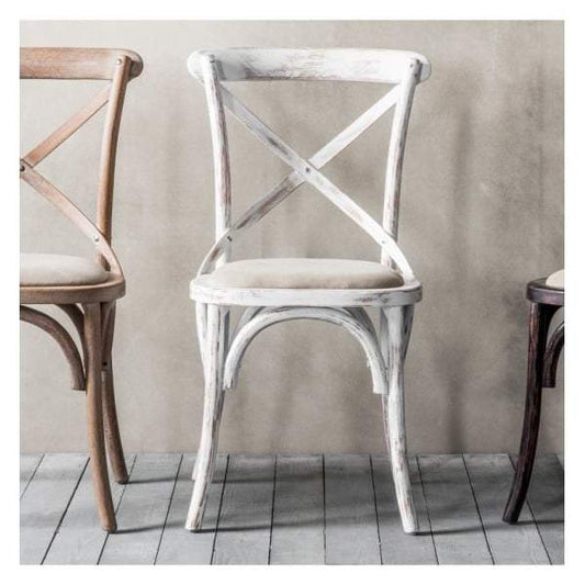 Cameroon Chair White (2pk) W500 x D500 x H890mm-abc