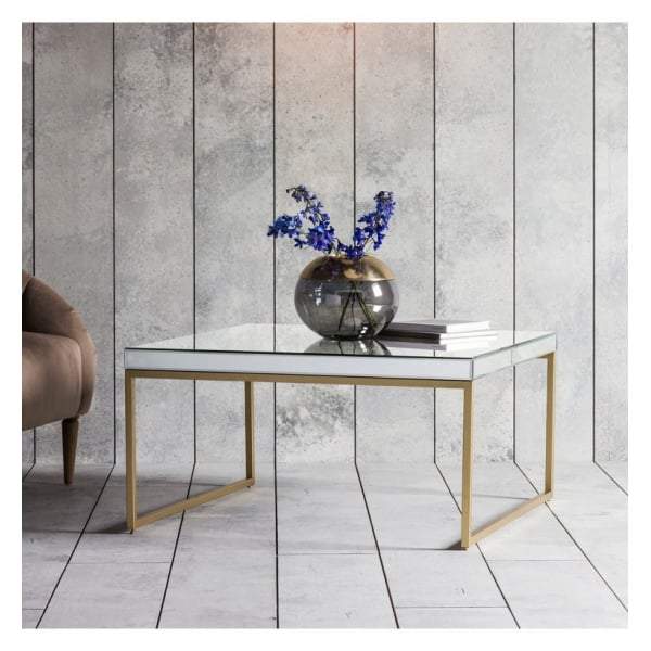 Pamplona Coffee Table Champagne W900 x D900 x H460mm-abc
