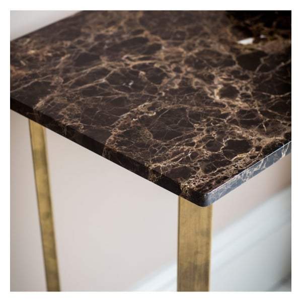 Essen Console Table Marble W1100 x D400 x H800mm-abc