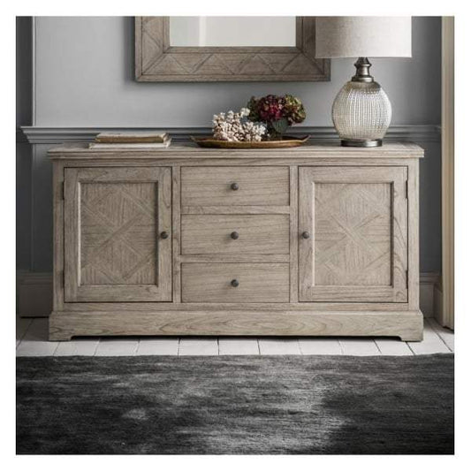 Makassar 2 Door,3 Drawer Sideboard W1600 x D475 x H800mm-abc