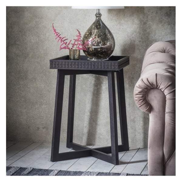 Brinda Boutique Bedside Table W460 x D460 x H665mm-abc