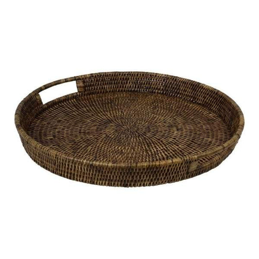 Plantation Tray Round Small-Trays-Theo and Joe-Default Title---abc