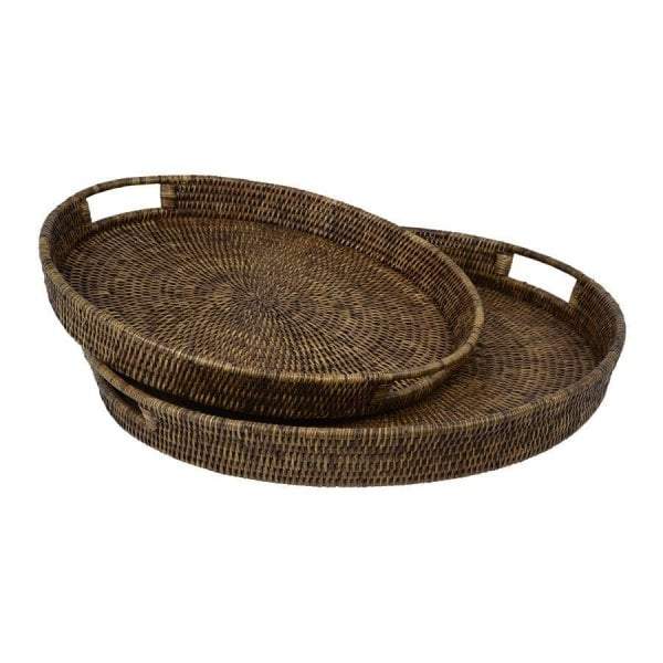 Plantation Tray Round Small-Trays-Theo and Joe-Default Title---abc