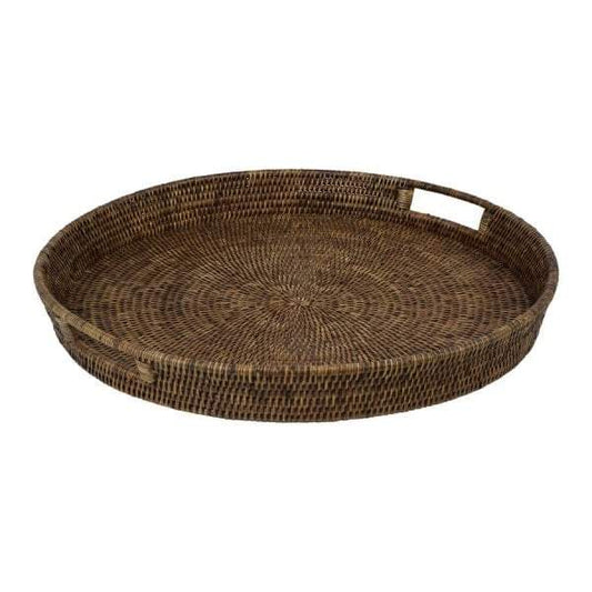 Plantation Tray Round Large-Trays-Theo and Joe-Default Title---abc