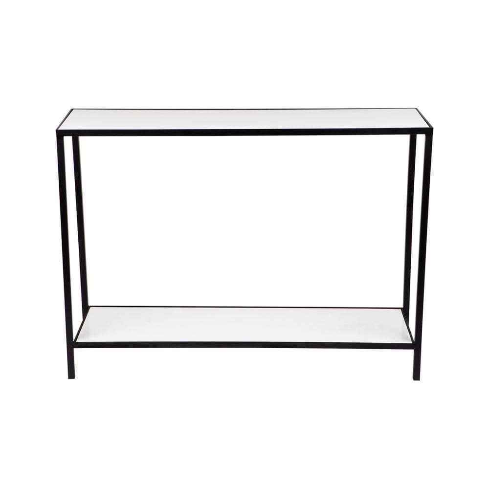 Cocktail Console Table - White-abc
