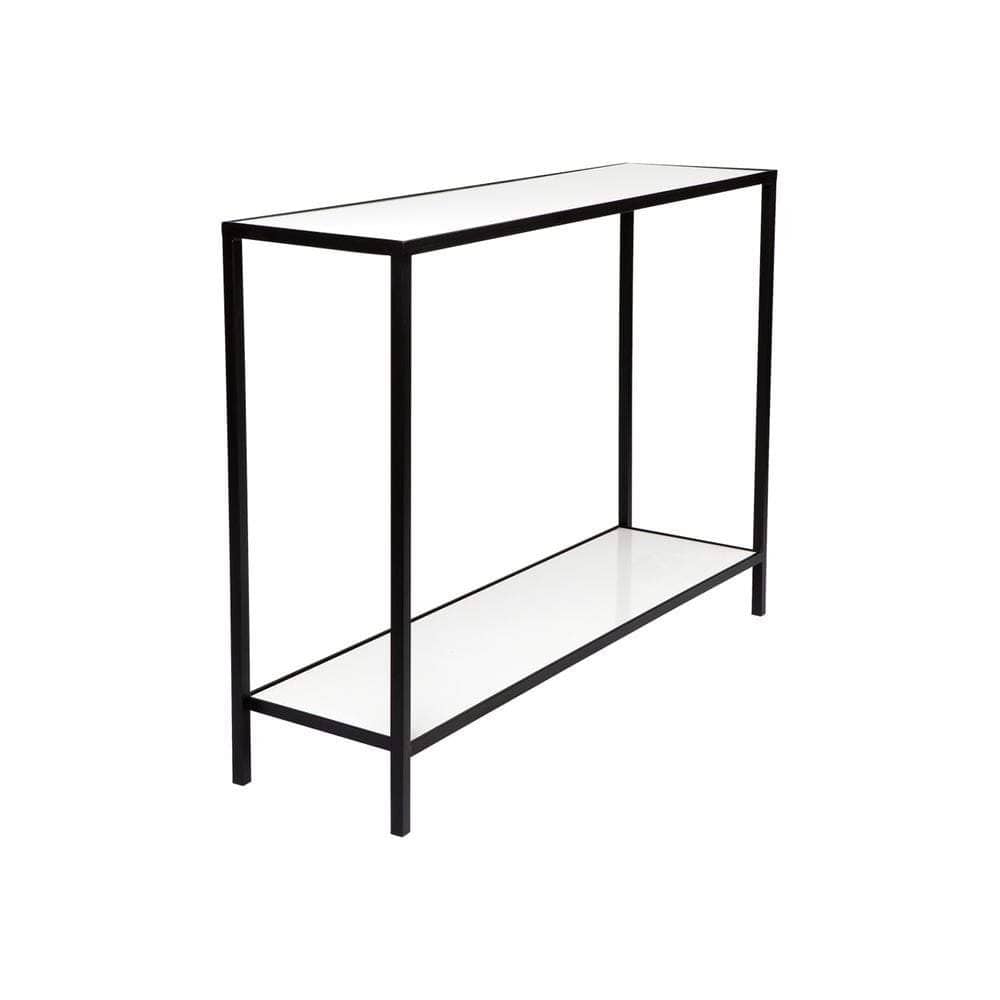 Cocktail Console Table - White-abc