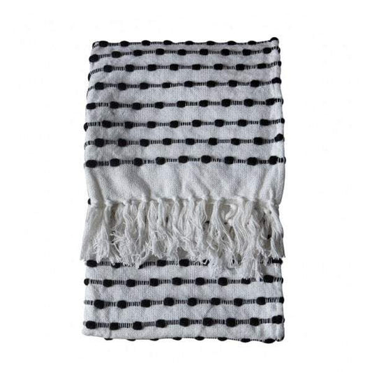 Julio Loop Throw Cream/Grey-abc