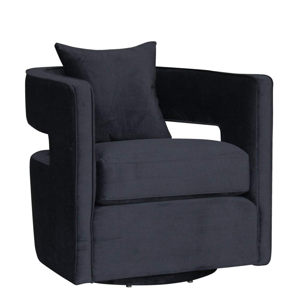 Rhonda Swivel Chair Black-Seating-Future Classics Furniture-Default Title---abc