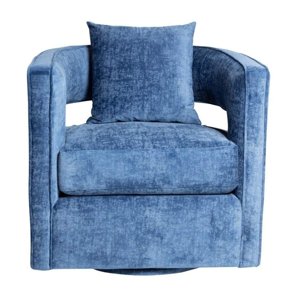 Rhonda Swivel Chair Crushed Blue-Seating-Future Classics Furniture-Default Title---abc