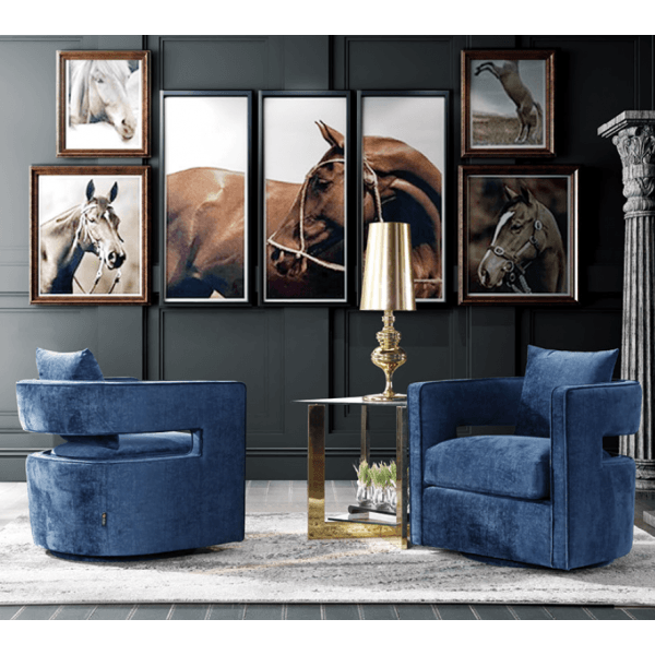 Rhonda Swivel Chair Crushed Blue-Seating-Future Classics Furniture-Default Title---abc