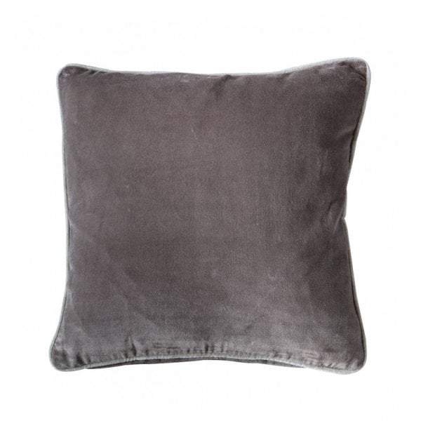 Eterno Velvet Cushion Taupe-abc