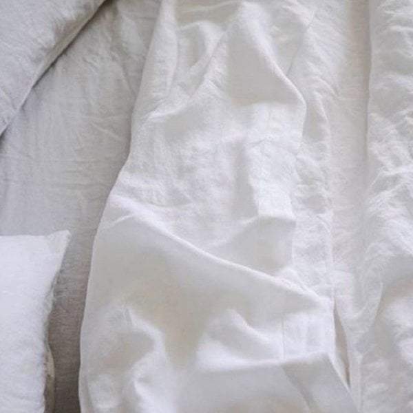 Taj Flat Sheet Queen White-Bedding-Theo and Joe-Default Title---abc