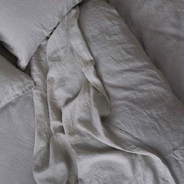 Taj Flat Sheet King Charcoal-Bedding-Theo and Joe-Default Title---abc