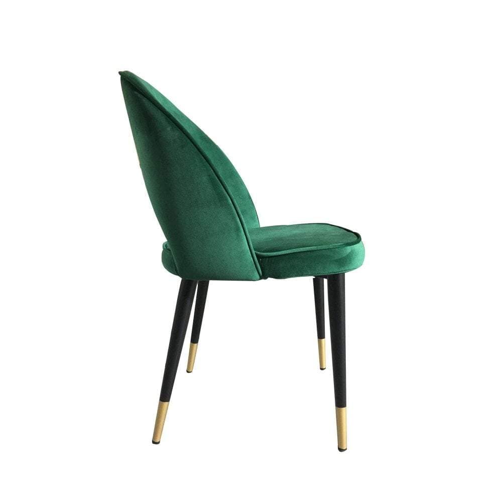 Bourdain Dining Chair Green Velvet (Set of Two)-abc