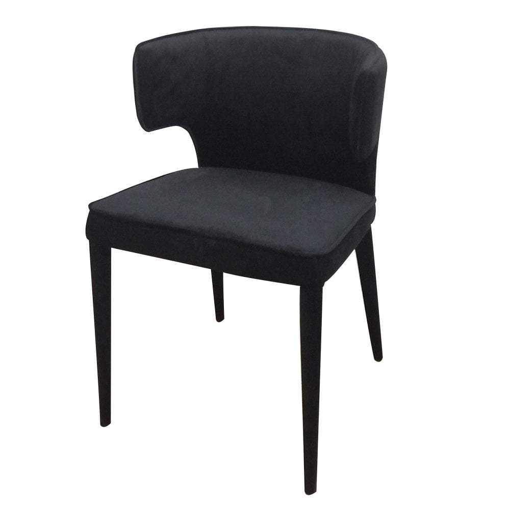 Portofino Dining Chair Black Velvet-Dining Chairs-Future Classics Furniture-Default Title---abc