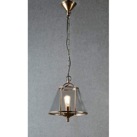 Cotton Tree hanging lamp in ant brass-abc
