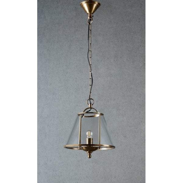 Cotton Tree hanging lamp in ant brass-abc