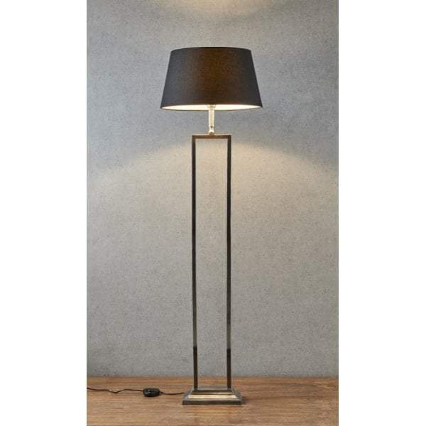 Hamilton Floor Lamp - Antique Silver-abc