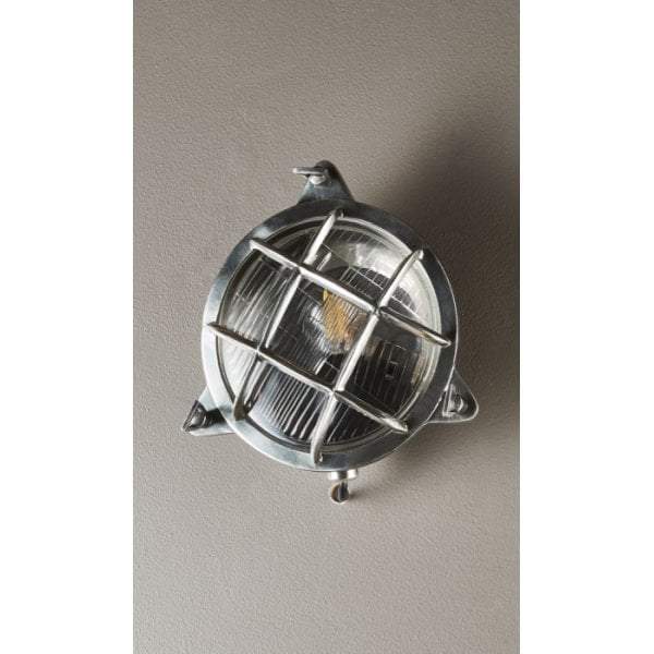Palmerston Wall Lamp Outdoor in Silver-Wall Lamps-Emac & Lawton-Default Title---abc