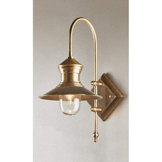 St James Wall Lamp in Antique Brass-Wall Lamps-Emac & Lawton-Default Title---abc