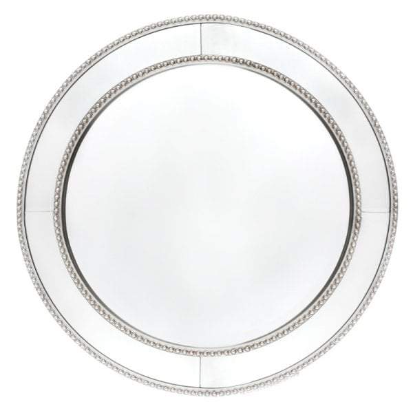 Zeta Round Wall Mirror Antique Silver-Mirrors-Cafe Lighting and Living-Default Title---abc