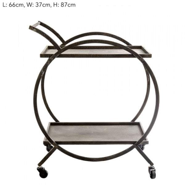 Positano Cocktail Trolley-Home Bar and Drinks Cabinets-Emac & Lawton-Default Title---abc