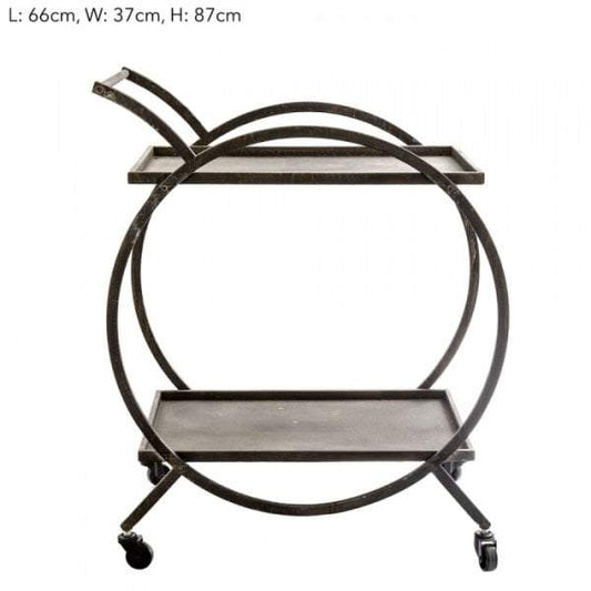 Positano Cocktail Trolley-Home Bar and Drinks Cabinets-Emac & Lawton-Default Title---abc