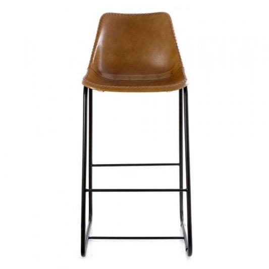 Toscano Barstool in Leather Brown-Seating-Emac & Lawton-Default Title---abc