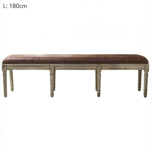 Juliette Leather Bench-abc