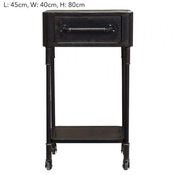 Detroit Side Table With Drawer-abc
