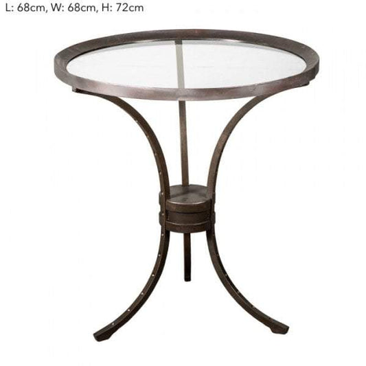 Paris Glass Iron Round Table-abc