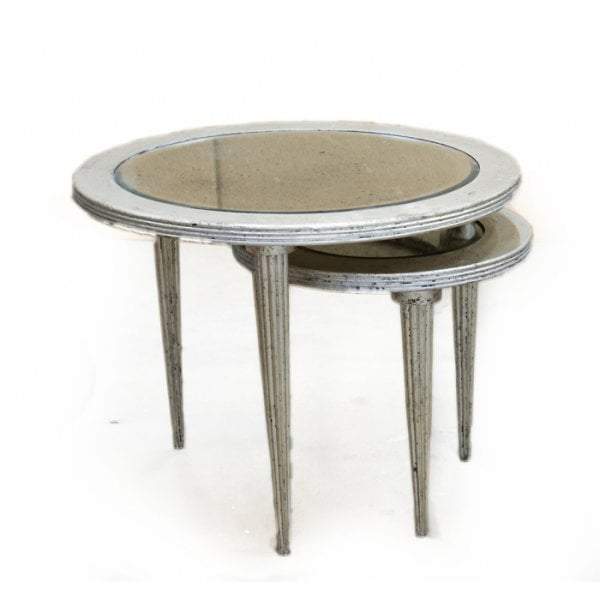 Round Tables W/Mirror Set/2-Side Tables and Occasional-Emac & Lawton-Default Title---abc