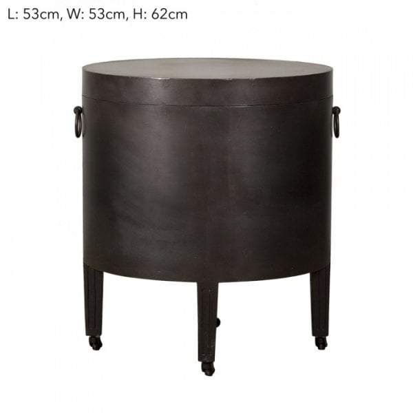 Paris Drum Table-Side Tables and Occasional-Emac & Lawton-Default Title---abc