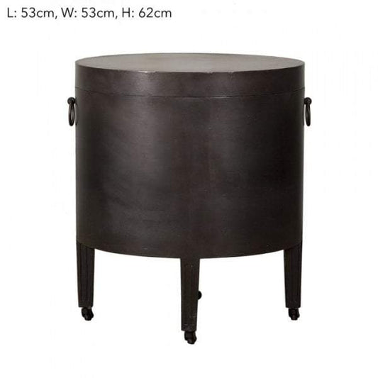 Paris Drum Table-Side Tables and Occasional-Emac & Lawton-Default Title---abc