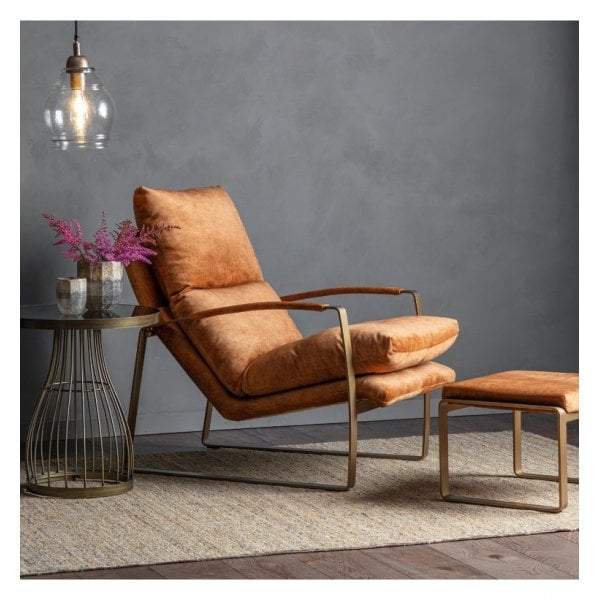 Hugo Lounger Ochre-abc